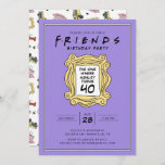 FRIENDS™ | The One With the 40th Birthday Invitation<br><div class="desc">Celebreate your Birthday with FRIENDS™. Personalise this iconic FRIENDS™ Birthday invitation by adding all your party details!</div>