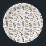 FRIENDS™ | The One With the Birthday Paper Plate<br><div class="desc">Celebrate your special day with the FRIENDS™ 'The One with the Birthday' Paper Plates. Inspired by the iconic TV show,  these plates feature the classic FRIENDS™ logo along with various show-themed icons,  adding a nostalgic touch to your birthday celebration.</div>
