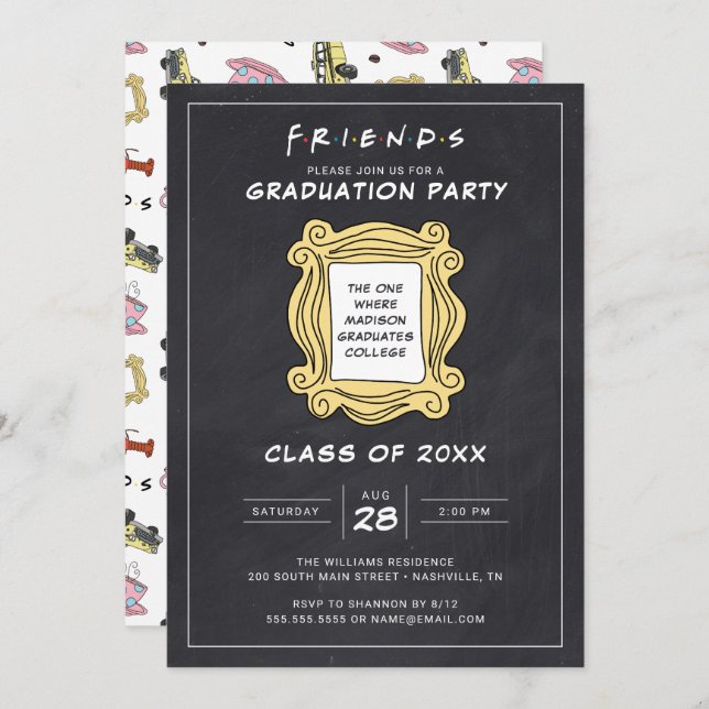 FRIENDS™ The One With the Graduation Party Invitation (Front/Back)