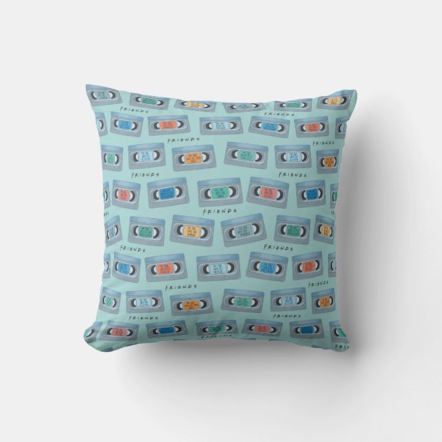 FRIENDS™ | The One With Video Tape Pattern Cushion (Front)