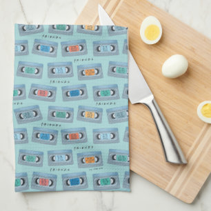 FRIENDS™   The One With Video Tape Pattern Tea Towel