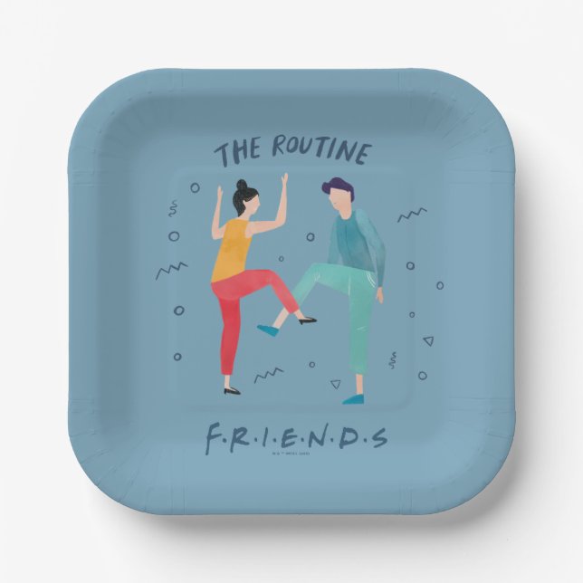 FRIENDS™ | The Routine Paper Plate (Front)