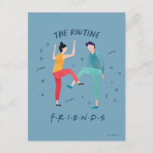 FRIENDS™ The Routine Postcard