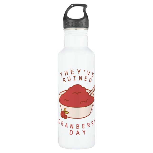 FRIENDS™ | They've Ruined Cranberry Day 710 Ml Water Bottle (Front)