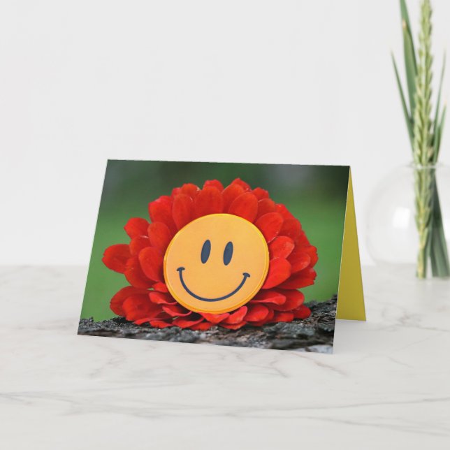 Friends, Thinking of You, Smile, Just Because Card (Front)