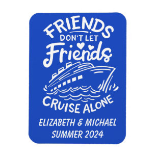 Friends Trip Cruising Cruise Cabin Door Magnet