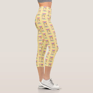 Friends Trousers Skate With Heart Soar With Spirit Capri Leggings