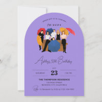 Friends TV Show Themed Customisable Birthday 