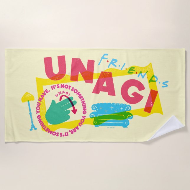 FRIENDS™ Unagi Beach Towel (Front)