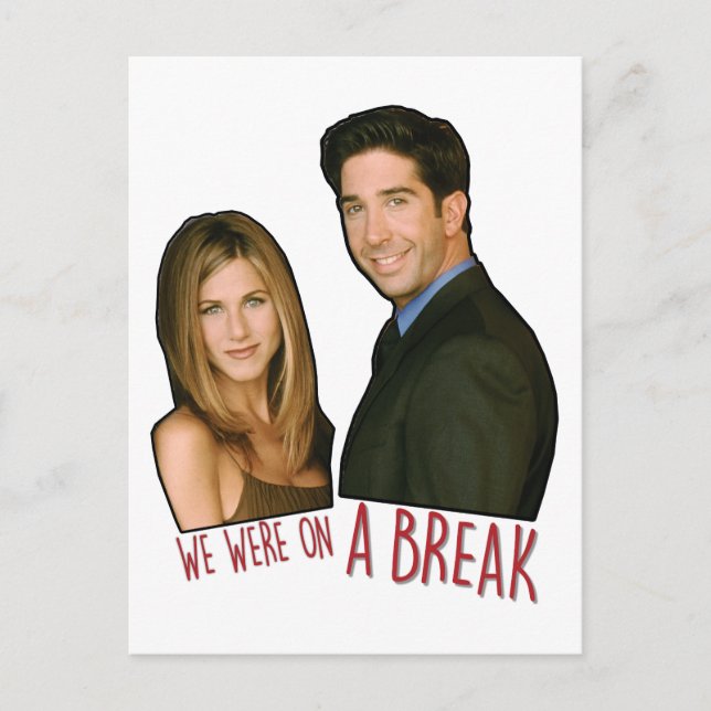 FRIENDS™ | We Were on a Break Invitation Postcard (Front)