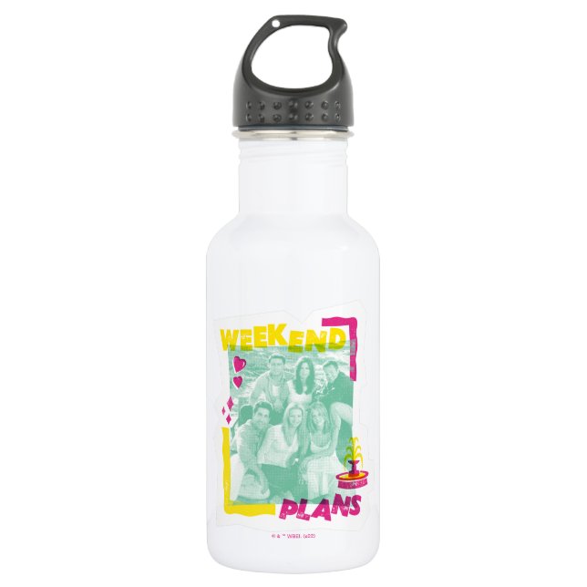 FRIENDS™ | Weekend Plans 532 Ml Water Bottle (Front)