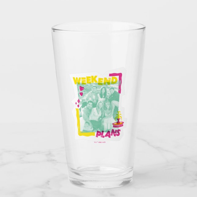 FRIENDS™ | Weekend Plans Glass (Front)