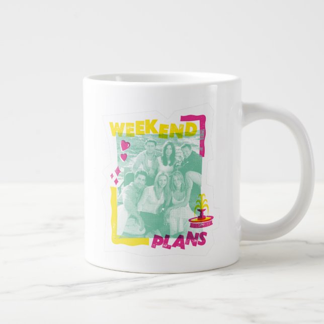 FRIENDS™ | Weekend Plans Large Coffee Mug (Right)