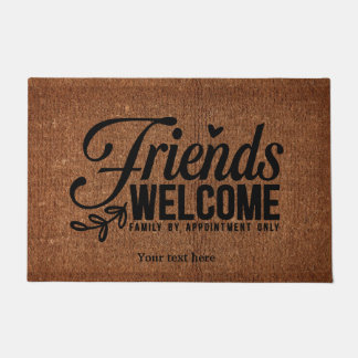 Friends welcome doormat