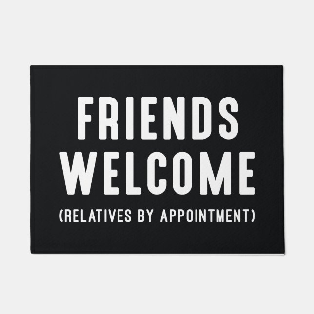 Friends Welcome Doormat (Front)