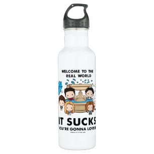 FRIENDS™ Welcome to the Real World Chibi 710 Ml Water Bottle