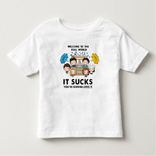 FRIENDS™ Welcome to the Real World Chibi Toddler T-Shirt