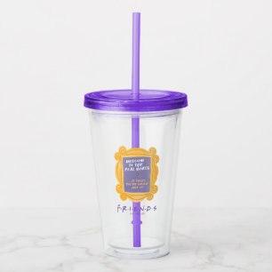 FRIENDS™ Welcome to the Real World Quote Acrylic Tumbler