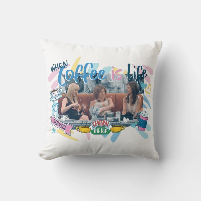 FRIENDS™ | When Coffee is Life Cushion (Front)