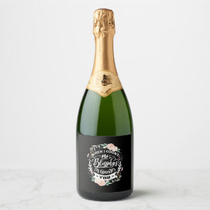 Friends When I Count My Blessing Sparkling Wine Label