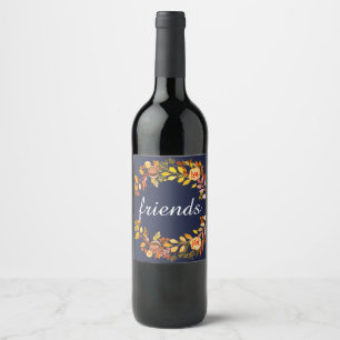 Friends Wine Label