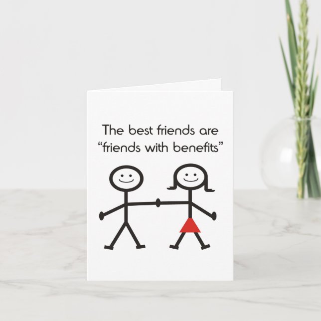 Friends With Benefits Card (Front)