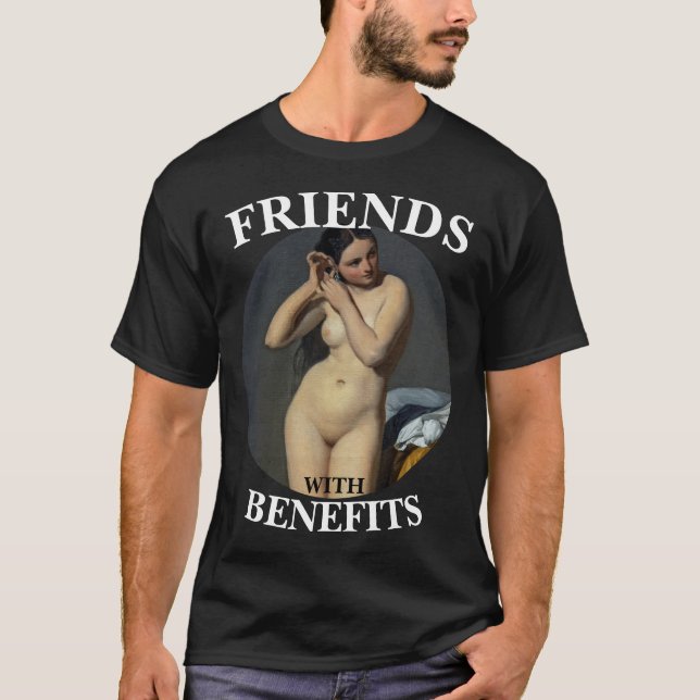 FRIEND'S WITH BENEFITS HAPPY HOUR NIGHT T-Shirt (Front)