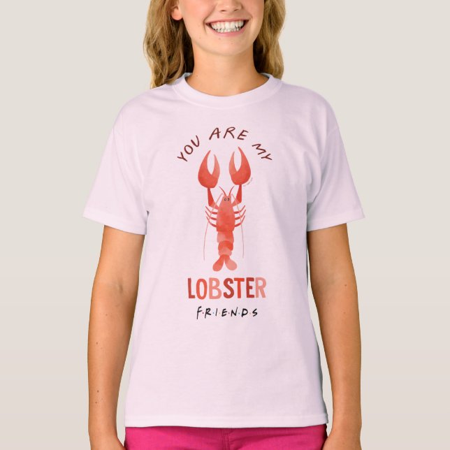FRIENDS™ | You Are My Lobster Watercolor Graphic T-Shirt (Front)