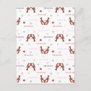 FRIENDS™ You're my Lobster Pattern Invitation Postcard