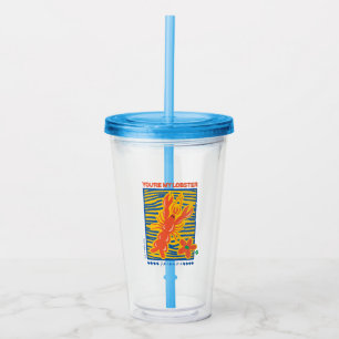 FRIENDS™ You're My Lobster Vibrant Graphic Acrylic Tumbler