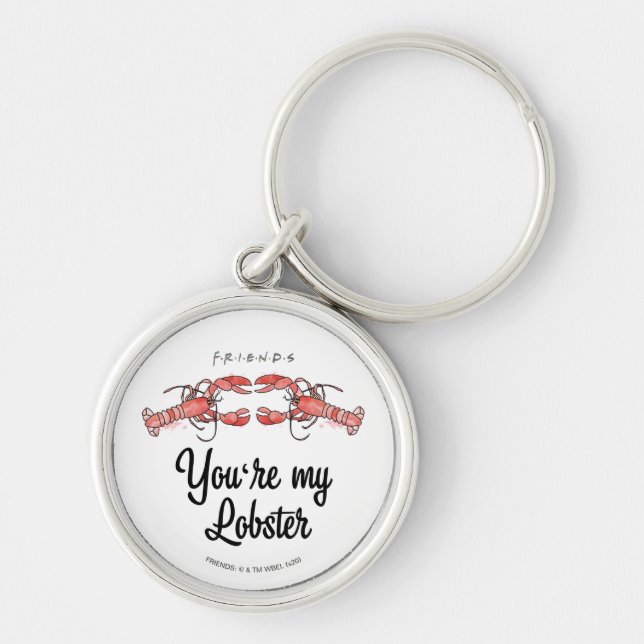FRIENDS™ | You're my Lobster Watercolor Quote Key Ring (Front)