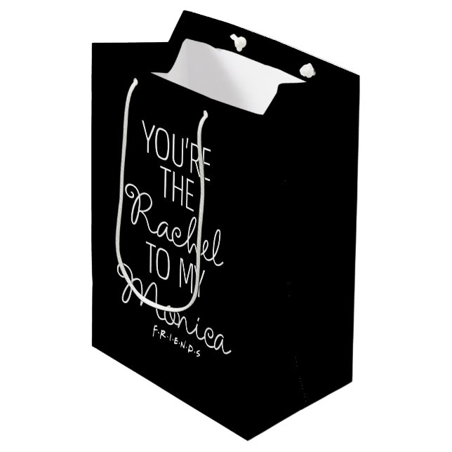 FRIENDS™ | You're the Rachel to my Monica Medium Gift Bag (Front Angled)