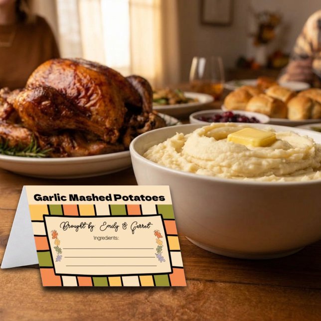 Friendsgiving Buffet Card (Creator Uploaded)