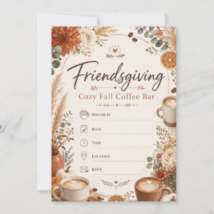 Friendsgiving Cosy Fall Coffee Bar