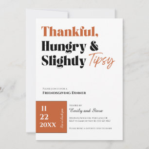 Friendsgiving Dinner Invitation