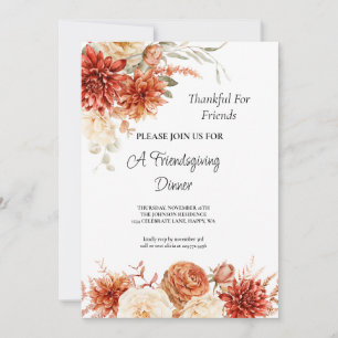 Friendsgiving Dinner Invitation