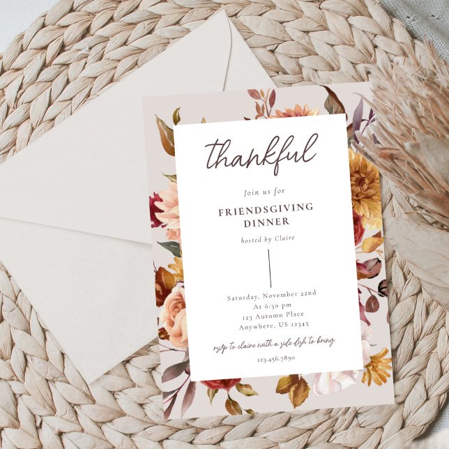 Friendsgiving Dinner Invitation  (Creator Uploaded)