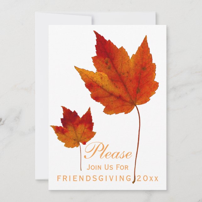 Friendsgiving Dinner Rustic Autumn Patchwork Quilt Invitation (Front)