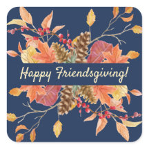 Friendsgiving Fall Leaves Custom