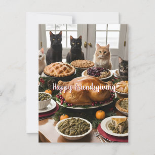 Friendsgiving Feast Postcard