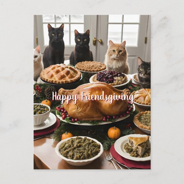 Friendsgiving Feast Postcard (Front)