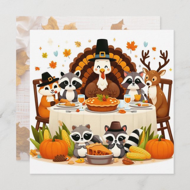 Friendsgiving Holiday Card (Front/Back)