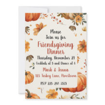 Friendsgiving Invitation