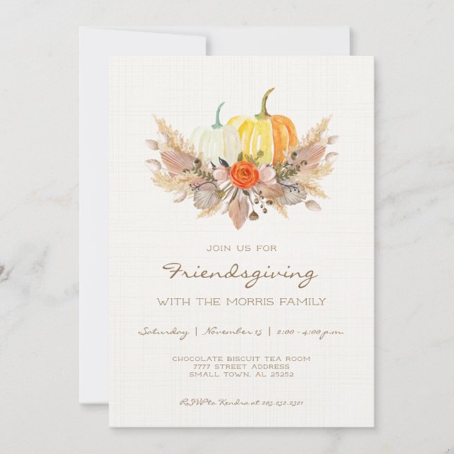 Friendsgiving Invitation (Front)