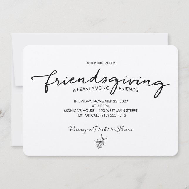 Friendsgiving Invitation (Front)