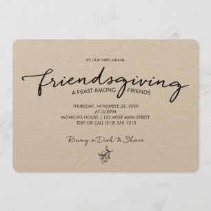 Friendsgiving Invitation