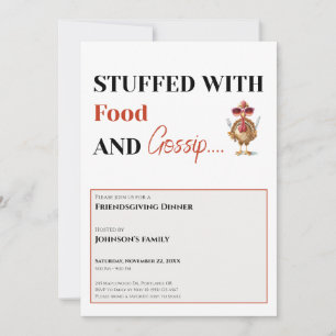 Friendsgiving Invitation