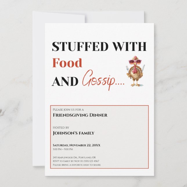 Friendsgiving Invitation (Front)