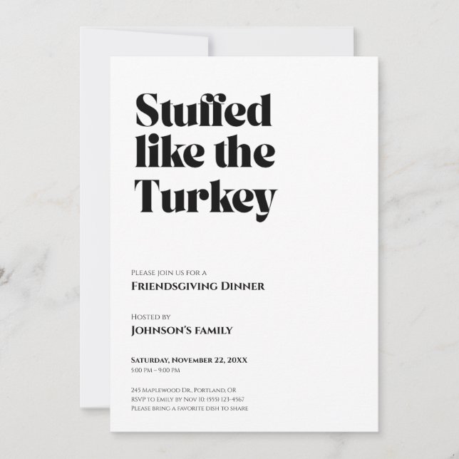 Friendsgiving Invitation (Front)