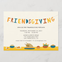 Friendsgiving Party Invitation